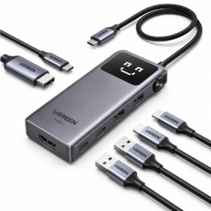 UGREEN 6-in-1 USB-C Hub with 4K HDMI, 100W PD Fast Charging and 10Gbps Data Transfer