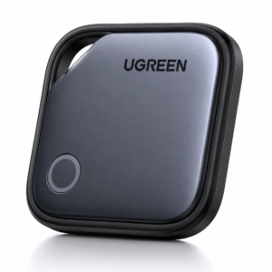 UGREEN FineTrack Smart Finder 80dB Bluetooth tracker with Apple Find My compatibility, compact design, and long-lasting replaceable battery.