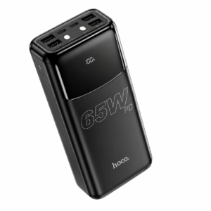 HOCO DB81 Apollo 30000mAh 65W PD Fast Charging Power Bank with LED Digital Display, 4 USB Ports and Dual Type-C Ports on White Background
