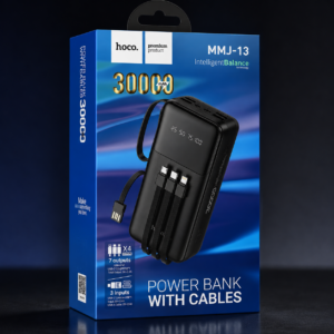 HOCO MMJ-13 30000mAh Power Bank Box with Built-in Cables