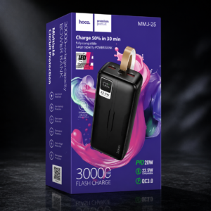 HOCO MMJ-25 30000mAh 22.5W Fast Charging Power Bank Box with PD 20W and QC 3.0