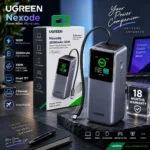 UGREEN Nexode 20000mAh 165W Smart Display Power Bank with Retractable USB-C Cable, Box and 18 Months Warranty